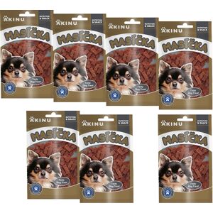 Akinu MASÍČKA Králičí pásky pamlsek pro psy 7 x 75 g Akinu MASÍČKA Králičí pásky pamlsek pro psy 7 x 75 g