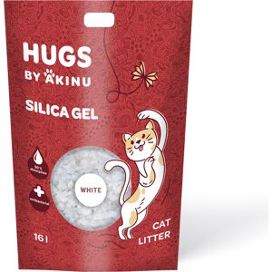 Akinu HUGS by Akinu Silika gel bílý stelivo pro kočky 16 l Akinu HUGS by Akinu Silika gel bílý stelivo pro kočky 16 l
