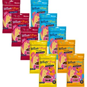 Akinu BITES & FUN Jehněčí & kachní & kuřecí pamlsek pro psy 10 balení 85 g Akinu BITES & FUN Jehněčí & kachní & kuřecí pamlsek pro psy 10 balení 85 g