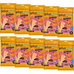 Akinu BITES & FUN Kuřecí chipsy pamlsek pro psy 10 x 85 g Akinu BITES & FUN Kuřecí chipsy pamlsek pro psy 10 x 85 g