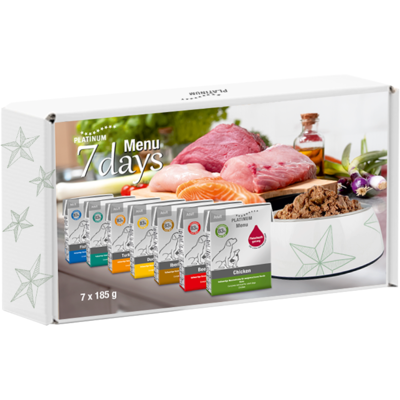 Platinum 7DAYS MENU BOX MIX 7 x 185g Platinum 7DAYS MENU BOX MIX 7 x 185g