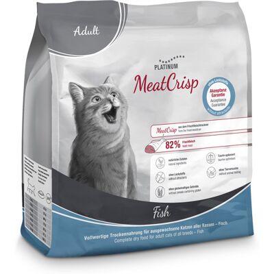 Platinum MeatCrisp Adult Fish - Ryba pro dospělé kočky 400 g Platinum MeatCrisp Adult Fish - Ryba pro dospělé kočky 400 g