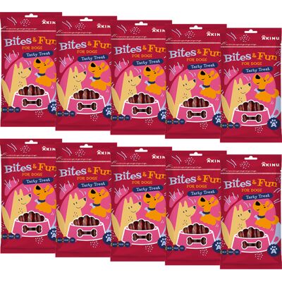 Akinu BITES & FUN Kachní prsíčka pamlsek pro psy 10 x 85 g Akinu BITES & FUN Kachní prsíčka pamlsek pro psy 10 x 85 g