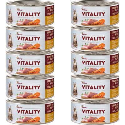 Akinu VITALITY Kuřecí & krevety konzerva pro kočky 10 x 70 g Akinu VITALITY Kuřecí & krevety konzerva pro kočky 10 x 70 g
