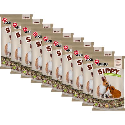 Akinu SIPPY DELUXE Krmivo pro králíky a morčata 10 x 400 g Akinu SIPPY DELUXE Krmivo pro králíky a morčata 10 x 400 g