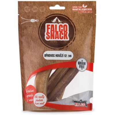 Sokol Falco Býkovec hovězí sušený 12 cm 4 ks Sokol Falco Býkovec hovězí sušený 12 cm 4 ks