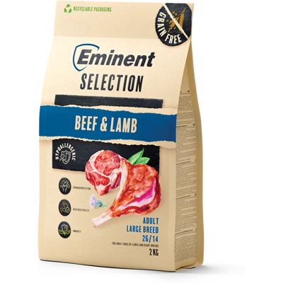 Eminent Selection Adult Large Breed Beef&Lamb 2 kg Eminent Selection Adult Large Breed Beef&Lamb 2 kg