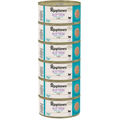Krmení pro koťata Applaws 70g - Tuňák - Přírodní složení Krmení pro koťata Applaws 70g - Tuňák - Přírodní složení