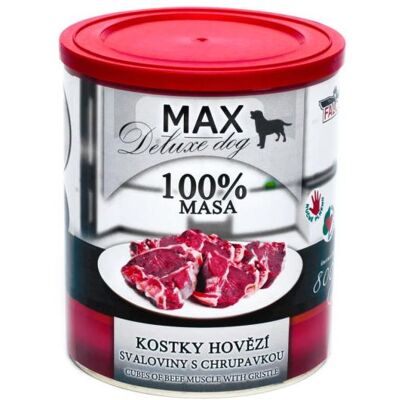 Sokol Falco MAX kostky hovězí svaloviny s chrupavkou 800g Sokol Falco MAX kostky hovězí svaloviny s chrupavkou 800g