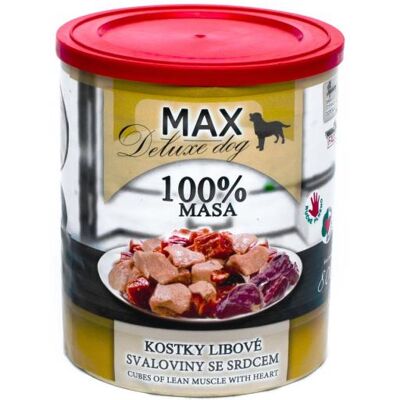 Sokol Falco MAX kostky libové svaloviny se srdcem 800g Sokol Falco MAX kostky libové svaloviny se srdcem 800g