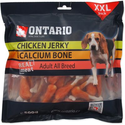 Ontario Vápníková kost s kuřecím 500 g Ontario Vápníková kost s kuřecím 500 g