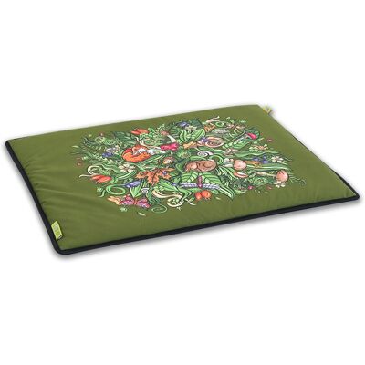 Akinu ČESKÝ LES podložka pro psa khaki Z LESA A KAPRADÍ 70x54 cm Akinu ČESKÝ LES podložka pro psa khaki Z LESA A KAPRADÍ 70x54 cm