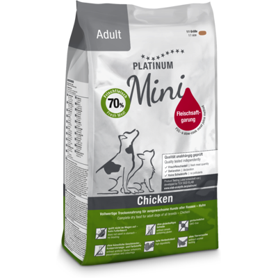 Platinum MINI Adult Chicken - Kuřecí 900 g Platinum MINI Adult Chicken - Kuřecí 900 g