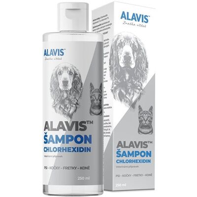 Šampon Chlorhexidin Alavis - Péče o zvířata Šampon Chlorhexidin Alavis - Péče o zvířata
