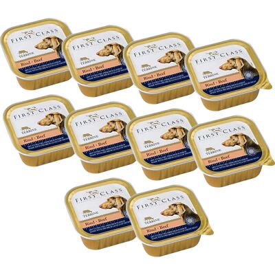 Akinu FIRST CLASS Hovězí paštika pro psy 10 x 300 g Akinu FIRST CLASS Hovězí paštika pro psy 10 x 300 g