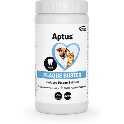 Aptus Plaque Buster - Ústní hygiena pro psy a kočky 200 g Aptus Plaque Buster - Ústní hygiena pro psy a kočky 200 g