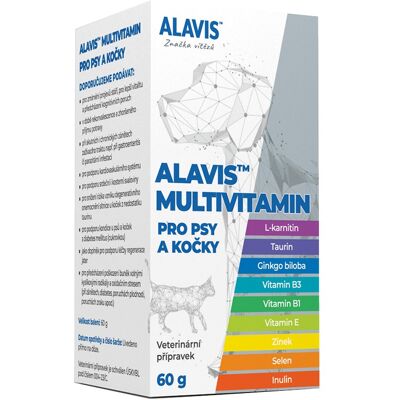 Alavis Multivitamín pro psy a kočky - Vitalita Alavis Multivitamín pro psy a kočky - Vitalita