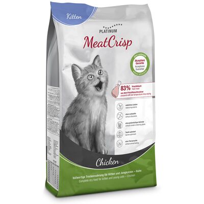 Platinum MeatCrisp Kitten Chicken - Kuře pro koťata 3 kg Platinum MeatCrisp Kitten Chicken - Kuře pro koťata 3 kg