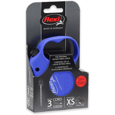 Flexi vodítko pro malé psy - 5m - Červená/Černá/Modrá Flexi vodítko pro malé psy - 5m - Červená/Černá/Modrá
