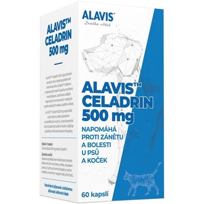 Alavis Celadrin 500 mg pro Psy a Kočky - Podpora kloubů Alavis Celadrin 500 mg pro Psy a Kočky - Podpora kloubů