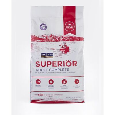 Fish4Dogs Granule velké pro dospělé psy Superior losos s bramborami 12 kg Fish4Dogs Granule velké pro dospělé psy Superior losos s bramborami 12 kg