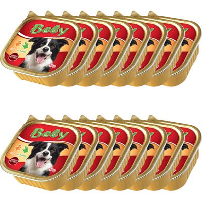 Akinu BELY Králičí & kuřecí paštika pro psy 16 x 150 g Akinu BELY Králičí & kuřecí paštika pro psy 16 x 150 g
