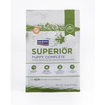 Fish4Dogs Granule malé pro štěňata Superior losos s bramborami 1,5 kg Fish4Dogs Granule malé pro štěňata Superior losos s bramborami 1,5 kg