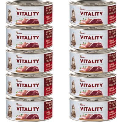 Akinu VITALITY Kuřecí & kachní maso konzerva pro kočky 10 x 70 g Akinu VITALITY Kuřecí & kachní maso konzerva pro kočky 10 x 70 g