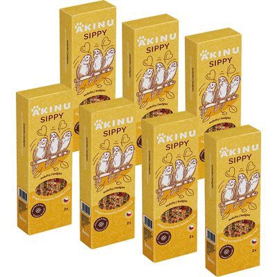Akinu SIPPY Vitamínovo - medová tyč doplňkové krmivo pro andulky 7 x 2 ks Akinu SIPPY Vitamínovo - medová tyč doplňkové krmivo pro andulky 7 x 2 ks