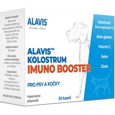 Alavis Kolostrum Imuno Booster 30 kapslí Alavis Kolostrum Imuno Booster 30 kapslí