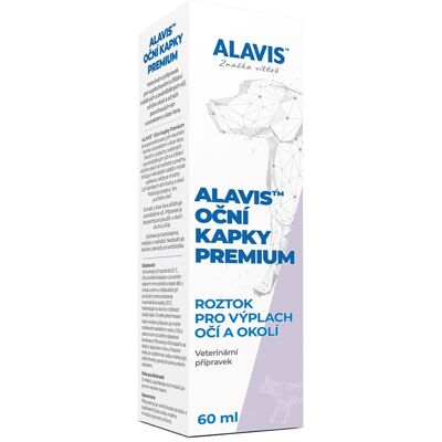Alavis Oční kapky Premium pro výplach očí 60 ml Alavis Oční kapky Premium pro výplach očí 60 ml