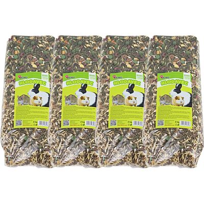 Akinu Kompletní krmivo pro hlodavce 4 x 2 kg Akinu Kompletní krmivo pro hlodavce 4 x 2 kg