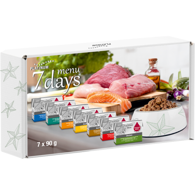 Platinum 7DAYS MENU BOX MIX 7 x 90g Platinum 7DAYS MENU BOX MIX 7 x 90g