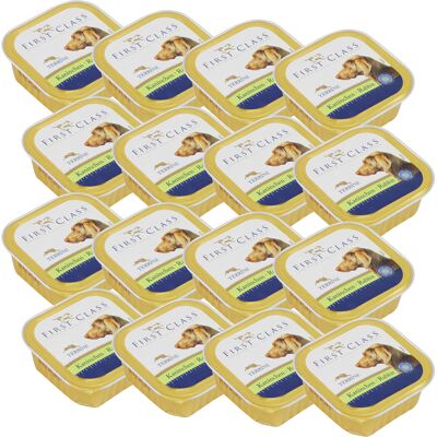 Akinu FIRST CLASS Králičí paštika pro psy 16 x 150 g Akinu FIRST CLASS Králičí paštika pro psy 16 x 150 g