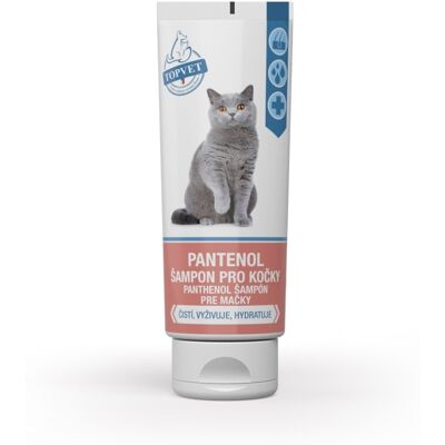 Topvet For Pets Pantenol šampon pro kočky 200 ml Topvet For Pets Pantenol šampon pro kočky 200 ml