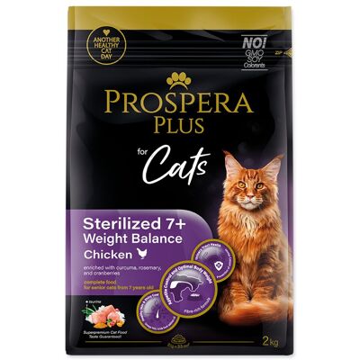 PROSPERA Plus Sterilized 7+ Weight Balance kuře 2 kg PROSPERA Plus Sterilized 7+ Weight Balance kuře 2 kg