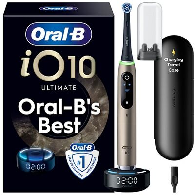 Oral-B iO Series 10 Lunar Gold elektrický zubní kartáček Oral-B iO Series 10 Lunar Gold elektrický zubní kartáček