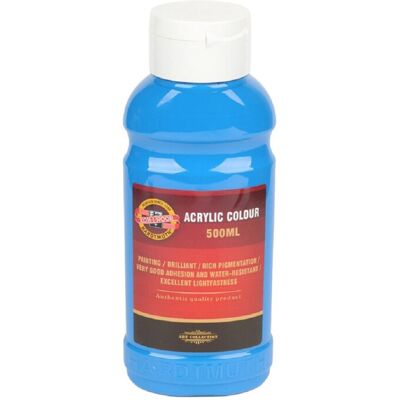 KOH-I-NOOR 1627/0400 - akrylová barva 500 ml, modř světlá KOH-I-NOOR 1627/0400 - akrylová barva 500 ml, modř světlá