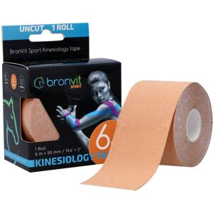 BronVit Sport Kinesio Tape classic 5 cm x 6 m tejpovací páska béžová BronVit Sport Kinesio Tape classic 5 cm x 6 m tejpovací páska béžová