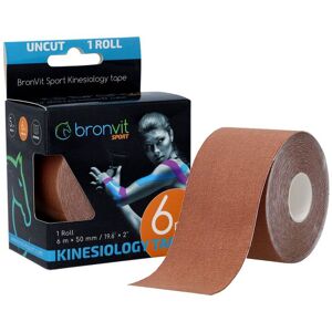 BronVit Sport Kinesio Tape classic 5 cm x 6 m tejpovací páska tmavě béžová BronVit Sport Kinesio Tape classic 5 cm x 6 m tejpovací páska tmavě béžová