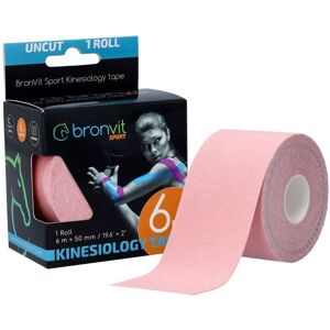 BronVit Sport Kinesio Tape classic 5 cm x 6 m tejpovací páska světle růžová BronVit Sport Kinesio Tape classic 5 cm x 6 m tejpovací páska světle růžová