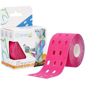 BronVit - Sport Kinesio Tape - Růžová - 5 cm x 5 m - Tape BronVit - Sport Kinesio Tape - Růžová - 5 cm x 5 m - Tape