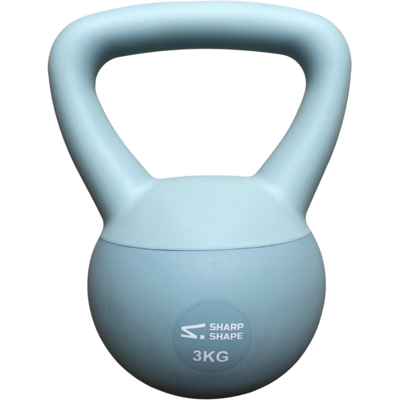 Sharp Shape SharpShape Soft kettlebell 3 kg zelený Sharp Shape SharpShape Soft kettlebell 3 kg zelený