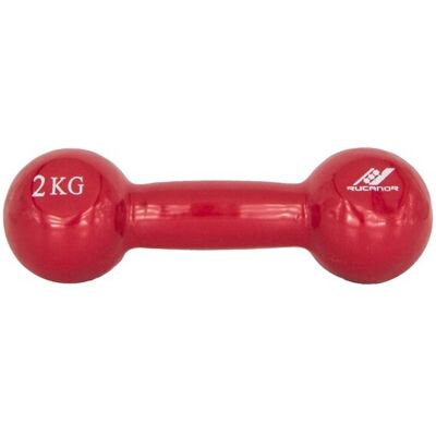 Rucanor Dumbbell činky, Barva: červená, Váha: 2 Kg Rucanor Dumbbell činky, Barva: červená, Váha: 2 Kg