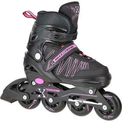 Nils Extreme NH11912 Růžové 2v1 kolečkové brusle - Inline brusle Nils Extreme NH11912 Růžové 2v1 kolečkové brusle - Inline brusle