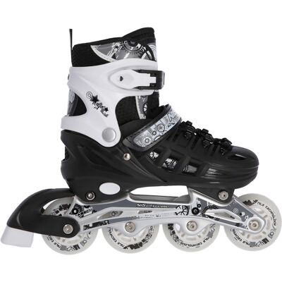 Černé inline brusle Nils Extreme - 2 v 1 led a inline Černé inline brusle Nils Extreme - 2 v 1 led a inline