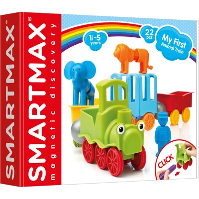Smartmax Můj první vláček se zvířátky - 22 ks Smartmax Můj první vláček se zvířátky - 22 ks