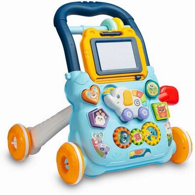 Toyz Dětské interaktivní chodítko, stoleček s příslušenstvím, Zoo - modré Toyz Dětské interaktivní chodítko, stoleček s příslušenstvím, Zoo - modré