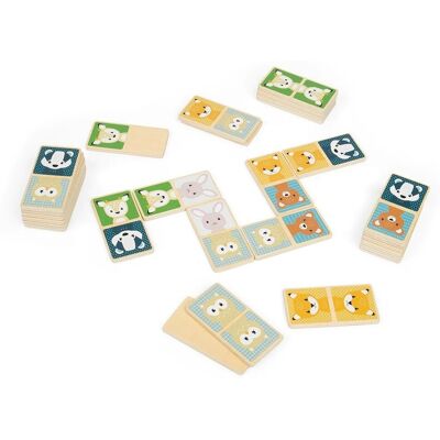 Bigjigs Toys Domino Lesní zvířátka 28 ks Bigjigs Toys Domino Lesní zvířátka 28 ks