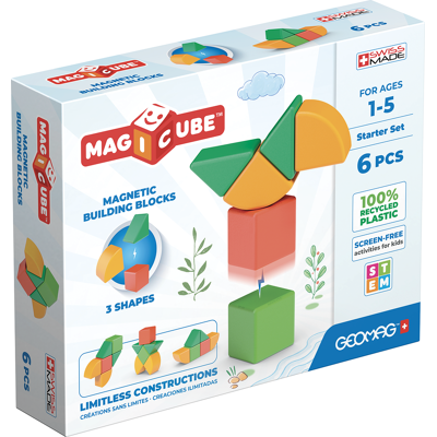 Geomag Magicube Tvarovací Začátečník Sada - Magnetická Stavebnice Geomag Magicube Tvarovací Začátečník Sada - Magnetická Stavebnice